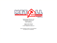 Tablet Screenshot of metall-konzept.com